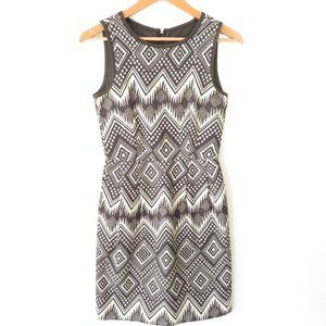 J Crew Geometric Sheath Dress